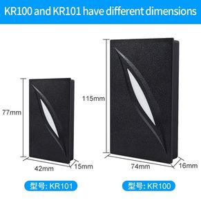 Zk kr101e ngoài trời không thấm nước thông minh an ninh khóa cửa kiểm soát truy cập wg26 gần không tiếp xúc RFID 125Khz em đầu đọc thẻ - Product Image 3