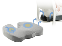 Lianda haute densité coussin de siège de voiture mousse à mémoire chaise de bureau ergonomique coussin de siège confortable coussin de chaise coussin de siège