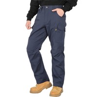 8432 Fortement recommandé, pantalon de travail en toile Dura-Stretch Rip-Stop avec poches cargo de 8,5 oz, résistant aux flammes, hydrofuge et anti-taches
