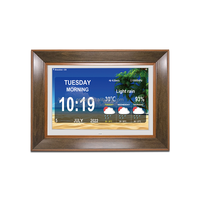 Écran LCD de 15 pouces avec wi-fi, prévisions météorologiques, montage mural, calendrier numérique, horloge de jour, rappel de médicaments, réveil intelligent pour les personnes âgées