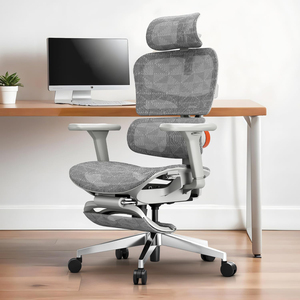 Chaise de bureau ergonomique de qualité supérieure, inclinable, en maille, pivotante, pour le travail, le gaming et les tâches de direction - Product Image 6
