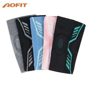 Genouillères élastiques en nylon pour le sport et le fitness - Manchons de compression souples pour soulager les douleurs articulaires, l'arthrite et soutenir les coudes - Product Image 4