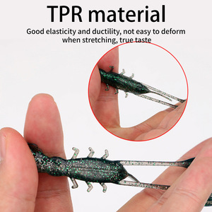 Bionic Crayfish Soft Bait 65mm <b>Floating</b> Shrimp Lure For Bass <b>Fishing</b> Bottom Baits - Product Image 3
