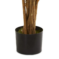 Plante artificielle pour décoration de jardin, intérieur, arbres verts en pot, 24 pièces
