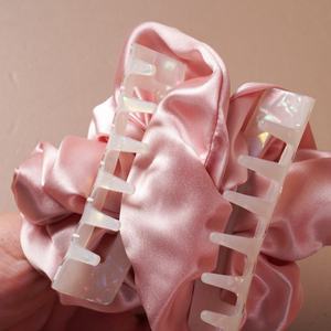 Beste Aangepaste 100% Moerbei Zijde <span class=keywords><strong>Scrunchies</strong></span> Maat En Kleur Voor Vrouwen - Product Image 5