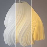 Luminaire suspendu en acrylique au design nordique moderne, simple, pour salon, chambre à coucher, chevet, support de lampe E27, alimentation secteur AC