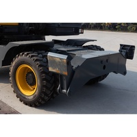 Excavatrice sur roues OEM/ODM Changlin 15 tonnes avec moteur Cummins pour l'installation souterraine de canalisations d'eau, de câbles et de conduites d'égouts en acier
