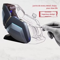 Masajeador Corporal Completo Automático 4D de Masaje Tailandés 2026, Silla de Masaje Reclinable Plegable de Gravedad Cero 3D
