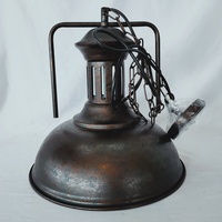 Rouillé Rétro Industriel Fer Pendentif Lumière Pour Restaurant