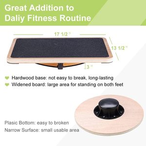 Premium professionale in legno Balance Board legno in piedi accessorio da scrivania per esercizio funzione corpo Anti-bilanciere - Product Image 6