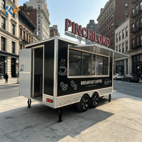 Camion de bubble tea, remorque de concession de jus, chariot alimentaire mobile, remorque alimentaire entièrement équipée, remorque de service commercial, remorque de restauration de rue