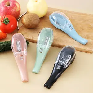 <b>Vegetables</b> Peeler with Container Multifunctional Potato <b>Cutter</b> Slicer Paring Knife with Storage Case Kitchen Tool Gadget - Product Image 1