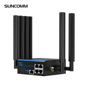 뜨거운 판매 SUNCOMM CP590 5G 듀얼 카드 라우터 NSA WiFi 6 2.4G/5.8G 기가비트 포트 MESH 마이크로 SD 자동차 5G 엔터프라이즈 라우터