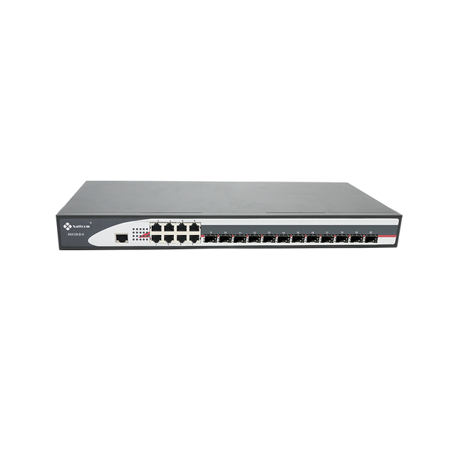 12 10G SFP 8 Gigabit POE RJ45 Console Port L3 Managed Ethernet Switch 10/100/1000/10000Mbps Rack Mount SNMP QoS 600Gbps Capacity