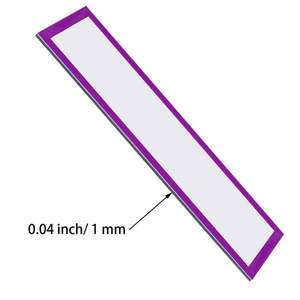 ป้ายแม่เหล็กแบบลบได้ 48 ชิ้น ขนาด 3 x 1 นิ้ว แถบแม่เหล็กเขียนได้ ลบได้ ใช้ซ้ำได้ สำหรับบ้าน สำนักงาน ห้องเรียน ไวท์บอร์ด - Product Image 4