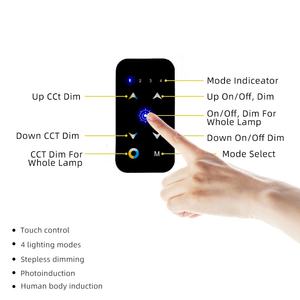 Lámpara de pie LED con sensor de microondas moderna, iluminación de oficina con soporte de pantalla de metal, lámpara de pie - Product Image 2