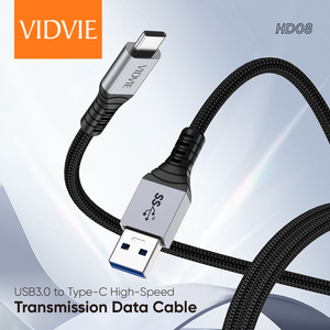 <span class=keywords><strong>VIDVIE</strong></span> 10Gbps Transmisión de alta velocidad 3A 1M Usb <span class=keywords><strong>Cargador</strong></span> móvil <span class=keywords><strong>Tipo</strong></span> <span class=keywords><strong>C</strong></span> Cable Chargeur Teléfono - Product Image 2