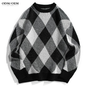 Suéter Personalizado con Logotipo OEM y ODM para Hombre, Suéter de Lana de Manga Larga, Suéter de Punto con Cuello Redondo para Hombre - Product Image 4