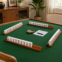 Supports magnétiques en bois pour tuiles de Mahjong avec poussoirs magnétiques, accessoire de jeu de Mahjong en bois pour table de Mahjong américain