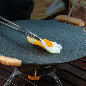 업소용 맥반석 무쇠 코팅 구이판 캠핑용 불판 - Product Image 6