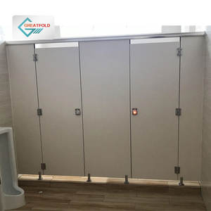 Tablero laminado de PVC HPL Pared del inodoro Puertas divisorias Cabinas de Ducha - Product Image 3