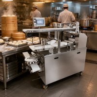 SN QDMECH Machine professionnelle à rouler la pâte pour Mantou, Baozi, Xiaolongbao et les raviolis à la soupe