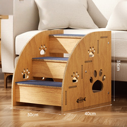 Escalier en bois 3 niveaux