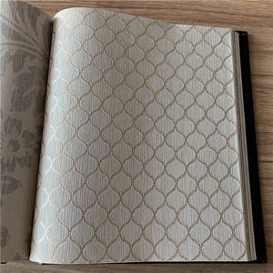 高級54インチ生地裏打ちビニール壁紙商業ホテル壁紙 - Product Image 1