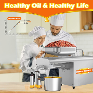 Presse à huile automatique Shanyou populaire pour usage domestique, 110 V/220 V, 710 W, mini-machine pour arachides, avocats et graines de tournesol - Product Image 4