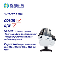 Impresora y Plóter HP Designjet T795 Usada de 44 Pulgadas a Precio de Fábrica para Uso Comercial
