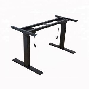 Modern Iron Aluminum Alloy Commercial Use Furniture <b>Table</b> Frame Removable Electric Lifting <b>Height</b> <b>Adjustable</b> <b>Leg</b> Convertible - Product Image 2