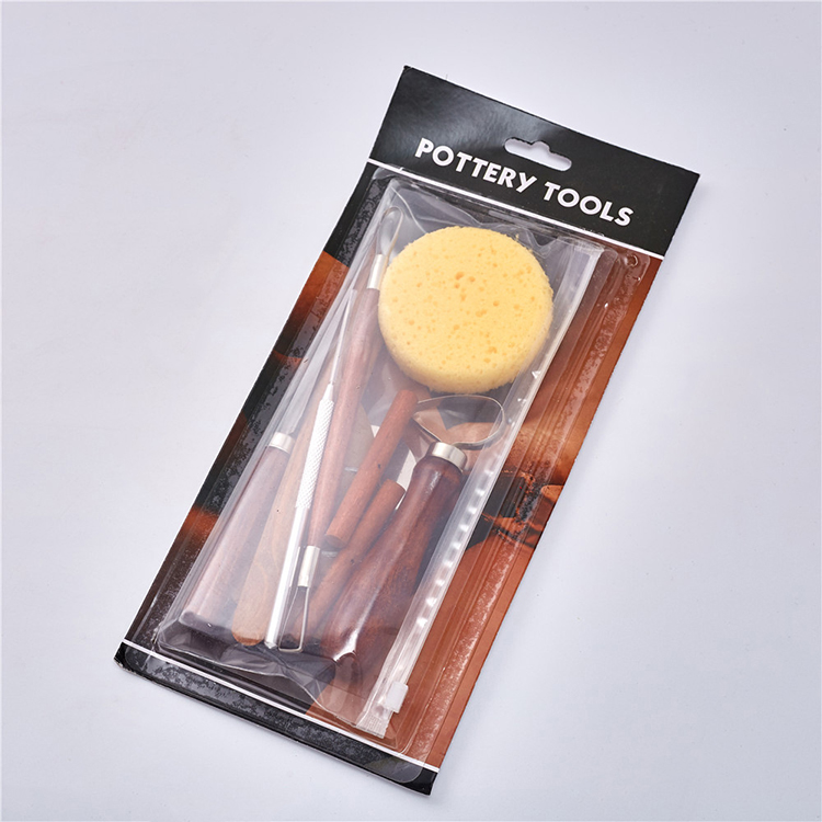 9 Pcs Ceramic Pottery Tools Wooden Clay Carving Sculpting Modeling Tools Red Wood Pottery Sculpting Tools Set