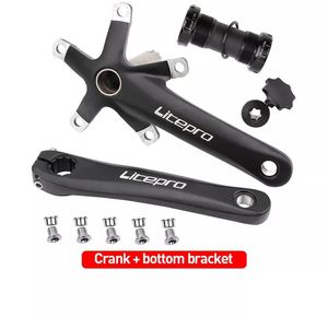 Vélo pliant BMX carré léger pédalier 130mm BCD 45T 47T 53T 56T 58T rond ovale 170MM AL60 pédalier en aluminium - Product Image 6