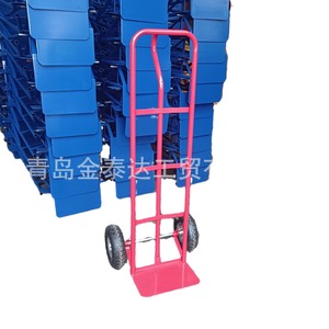 Portable Two Wheeled Handcart Steel Red Industrial <b>Tool</b> <b>Cart</b> 1310x550x460 Ht1805 Simple <b>Cart</b> - Product Image 1
