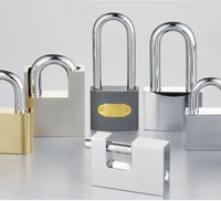 Cadenas en laiton robuste, cadenas de sécurité en laiton massif, double verrouillage