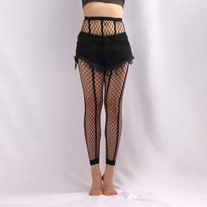 Vente en gros Bas résille <span class=keywords><strong>sans</strong></span> pieds Collants Sexy Mesh Fish Net Collants transparents Leggings pour femmes - Product Image 2