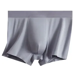 Ice Silk Underwear Mens Seamless Ice Silk Underwear Quick-drying And Breathable Boxer Briefs