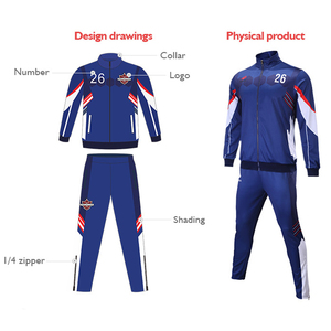 Tuta Sportiva da <span class=keywords><strong>Donna</strong></span> Personalizzabile con Logo, con Cerniera, Taglie Forti, Design su Misura, Blu, per Sport Invernali - Product Image 3