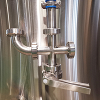 Réservoir de stockage de bière sanitaire de qualité alimentaire 200L 2HL SUS304