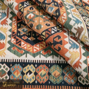 LandScopeTech <span class=keywords><strong>ELISTA</strong></span> Türkischer Stammes-Teppich Vintage Distressed Boho Teppich Wohnzimmer Schlafzimmer 160x230 Niedrigfloriger Kilim-Stil - Product Image 4