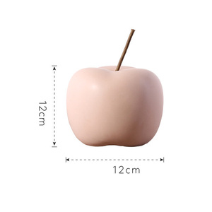 Scultura Creativa a Forma di Mela in Ceramica, Ornamento da Scrivania, Set Regalo per Ufficio, Decorazione per la <span class=keywords><strong>Casa</strong></span> - Product Image 6
