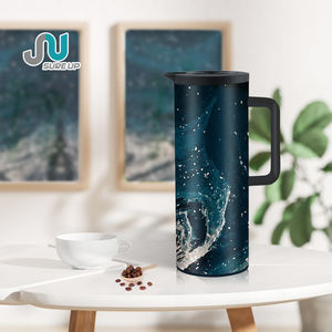 Le motif de l'océan Doublure en verre personnalisable thermique verser sur <span class=keywords><strong>la</strong></span> cafetière eau café thé cruche à vide cruche pour hôtel école boutique - Product Image 6