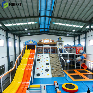 Arena de Trampolines con Estructura de Acero, Área de Juegos Personalizada, Resistente al Agua, Paneles Solares Industriales de Larga Duración - Product Image 1