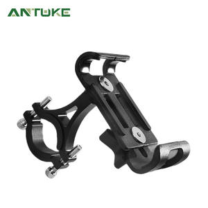 Soporte de aluminio Antuke para teléfono móvil, para bicicleta, scooter eléctrico, soporte giratorio de 360 grados para manillar, soporte de navegación. - Product Image 1