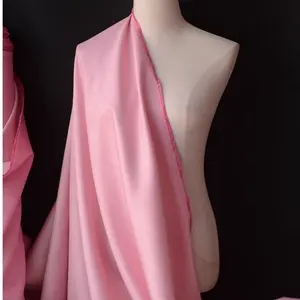 Mulberry silk Wool Satin Fabric Wide Silk And Wool Blended Fabric for High-Grade Dress Coat