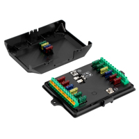 Panneau de commande à 12 interrupteurs P1B avec écran tactile LED RGB, système de relais haute puissance 1920W avec 4 modes pour camion, bateau, camping-car, UTV