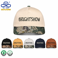 Produttore di Cappelli OEM BSCI GRS, Cappello Sportivo Beige Mimetico Bicolore con Stampa Personalizzata per Caccia e Attività all'Aperto
