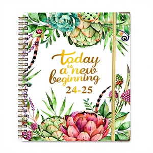 <b>A5</b> Spiral Bound Journal Notebook Multi Cover Recipe Book Travel <b>Diary</b> Weekly Monthly Planner Herbal Handbook 100gsm Cream Paper - Product Image 5