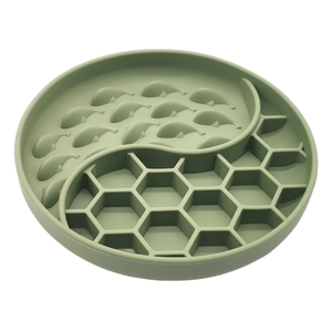 Plato <span class=keywords><strong>de</strong></span> Alimentación Lenta Antiasfixia con Diseño <span class=keywords><strong>de</strong></span> Panal <span class=keywords><strong>de</strong></span> Abeja, Tapete <span class=keywords><strong>de</strong></span> Lamer Desmontable con Succión Segura, <span class=keywords><strong>para</strong></span> <span class=keywords><strong>Perros</strong></span> y Mascotas, con Logotipo 3D Personalizado - Product Image 3