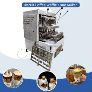 Línea de Producción Automática de Conos de Helado, Máquina para Conos de Helado Pequeños, Máquina para Helado Frito, Fabricada en China - Product Image 4